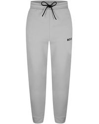 BOSS - Hbg Hadiko Tape Jogging Bottoms, Closed Hem Trousers - Lyst