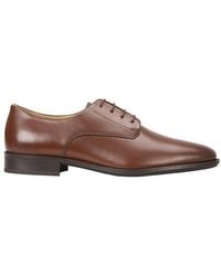 BOSS - Colby Derby Premium Leather Shoes - Lyst