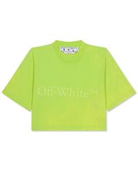 Off-White c/o Virgil Abloh - Printed Cotton Oversized T-Shirt - Lyst