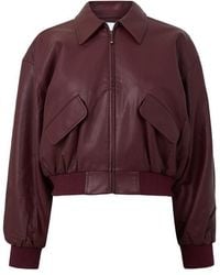 GOOD AMERICAN - Good Leather Bomber Ld64 - Lyst