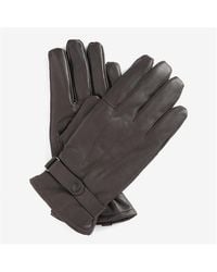 Barbour - Burnished Thinsulate Leather Gloves - Lyst
