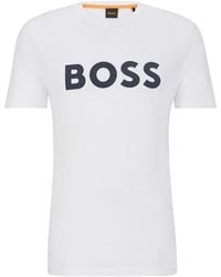 BOSS - Thinking 1 T-Shirt, Signature Logo - Lyst