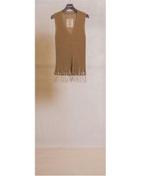 Uma Wang - V Neck Top Knitted Sweater Vest - Lyst