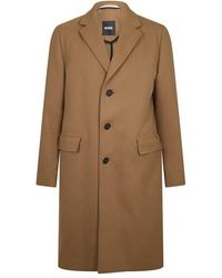 BOSS - C-Hyde-Flaps-Hl-241 10254935 0 Overcoat - Lyst