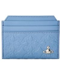 Vivienne Westwood - Embossed Leather Saturn Orb Cardholder - Lyst