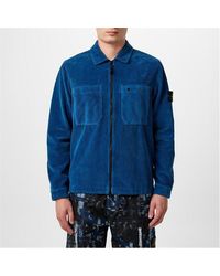 Stone Island - Stone Bdg Cord Shirt Sn44 - Lyst