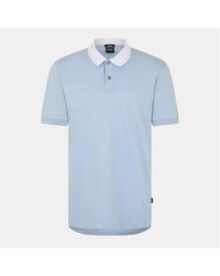 BOSS - Phillipson Cotton Short Sleeve Slim Fit Polo Shirt - Lyst