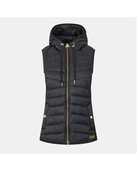 Barbour - Grid Hooded Gilet - Lyst