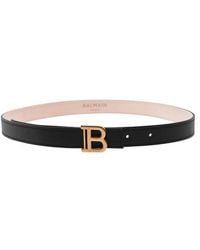 Balmain - 2 Cm Reversible Leather Belt - Lyst