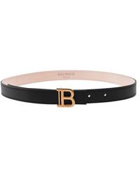 Balmain - 2 Cm Reversible Leather Belt - Lyst