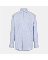 BOSS - H Joe Spread Long Sleeve Oxford Shirt - Lyst
