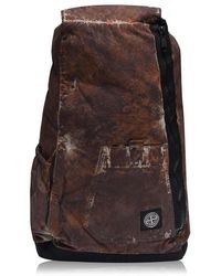 stone island camo backpack