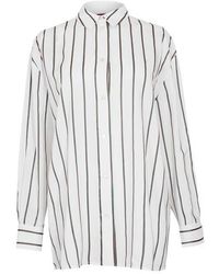 Gucci - Long Sleeve Plain Shirt - Lyst