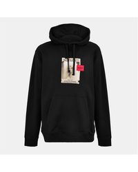 HUGO - Dreef 01 Hoodie - Lyst