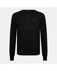Prada - Fine Knit Tailored Fit Crew Neck Jumper - Lyst