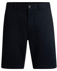 BOSS - Chino Slim Shorts - Lyst