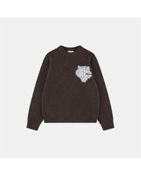 The Couture Club - Fluffy Knit Crew Sweater - Lyst
