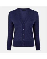 Givenchy - Embroidered 4G V-Neck Cardigan - Lyst