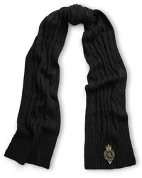 Ralph Lauren - Lrl Crest Scarf Ld44 - Lyst