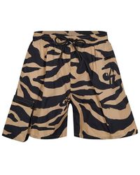 Off-White c/o Virgil Abloh - Off Athl Zebra Short Ld99 - Lyst