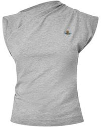 Vivienne Westwood - Logo Cotton Hebo Top T-Shirt - Lyst