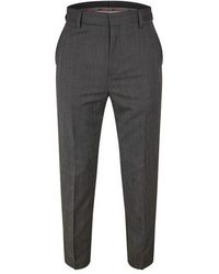 HUGO - Teagan231X Straight Leg Trousers - Lyst