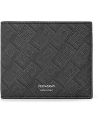 Ferragamo - Fg Monogram Billfold Sn63 - Lyst