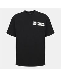 PRETTY BOY UGLY WORLD - Cotton Short Sleeve Crew Neck T-Shirt - Lyst