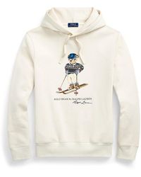 Polo Ralph Lauren - Regular Bear Over The Head Hoodie - Lyst