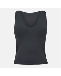 Represent - V-Neck Built-In Bra 4-Way Stretch Slim Fit Tank Vest - Lyst