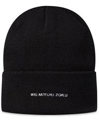 MKI Miyuki-Zoku - Embroidered Merino Beanie - Lyst