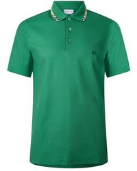 Burberry - Short Sleeve Polo Shirt - Lyst