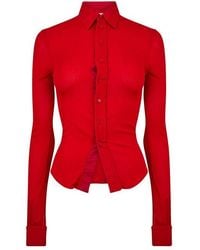 Bottega Veneta - Plain Long-Sleeve Shirt - Lyst