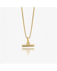 Rachel Jackson - Mini Tbar Nl Pendant Necklace - Lyst