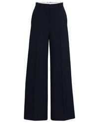 BOSS - Tikela Straight Leg Trousers, Straight Leg Design - Lyst