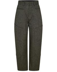 Ganni - Suiting Tailored Trousers - Lyst