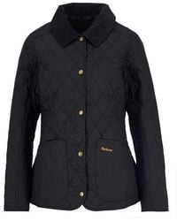 Barbour - Annandale Diamond Quilted Long Sleeve Hip Length Jacket - Lyst