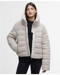 Barbour - Fleece Quilted Jacket - Lyst