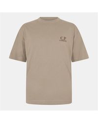 C.P. Company - Double Logo Tee - Lyst