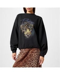 Anine Bing - Harvey Oversized Leopard Print Sweatshirt - Lyst