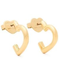 Kate Spade - Heart You Hoop Earrings - Lyst
