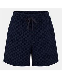 Gucci - Classic Fit Fleece Jogger Shorts - Lyst