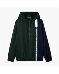 Lacoste - Recycled Fiber Zipped Tennis Jacket - Lyst