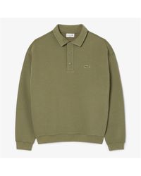 Lacoste - Loose-Fit Pique Sweatshirt - Lyst