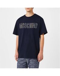 Moschino - Logo Embroidery T-shirt - Lyst