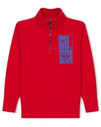 Gucci - Quarter Zip Top - Lyst