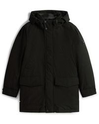 Tommy Hilfiger - Padded Utility Dwr Hooded Thigh Length Parka - Lyst