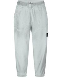 Stone Island - Reflect Closed Hem Fleece Joggers - Lyst