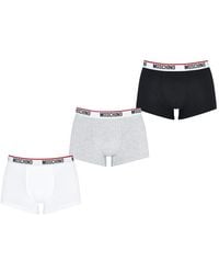 Moschino - 3-Pack Trunks - Lyst