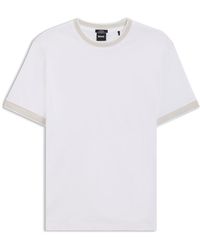 BOSS - Tessler Cotton Short Sleeve Crew Neck Slim Fit T-Shirt - Lyst